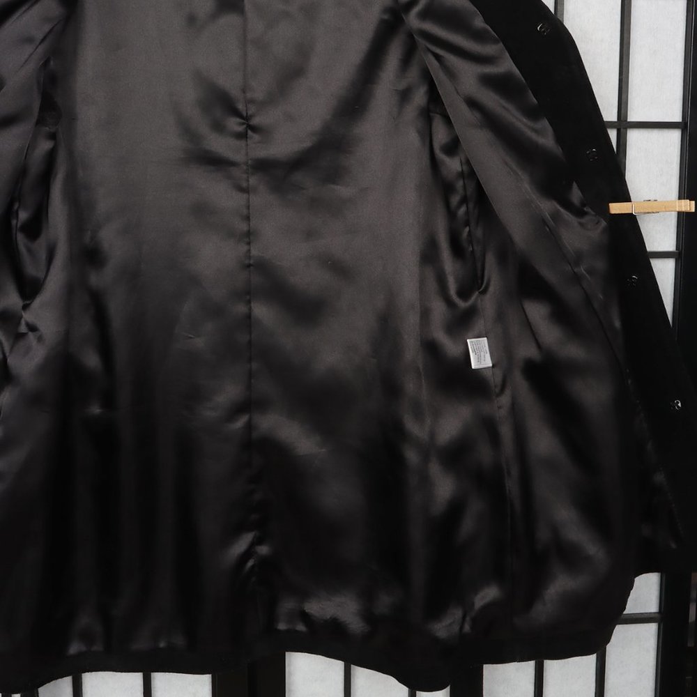 Vintage Vakko Suede & Knit Coat - Picture 9 of 10
